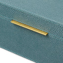 Blue Shagreen-Look Box Menton by Eichholtz, view 7