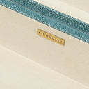 Blue Shagreen-Look Box Menton by Eichholtz, view 6