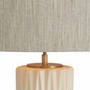 Cream Ceramic Table Lamp Amarello by Eichholtz, view 4