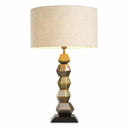 Stacked Brass Table Lamp Lior by Eichholtz, view 3