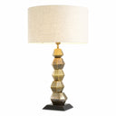 Stacked Brass Table Lamp Lior by Eichholtz, view 4
