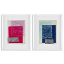 Multi-Colored Geometric Prints (2) Paper Colorfields