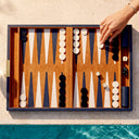 Dual-Colored Backgammon Gift Set South Shore by Eichholtz, view 2