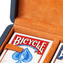Blue Leather Deck Box The Ridges by Eichholtz, view 6