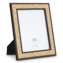 Rattan & Leather Picture Frames (2) Taos by Eichholtz, view 2