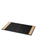 Black Leather Desk Blotter Taos by Eichholtz, view 2