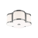Polished Nickel Chandler Flush Mount 12.5" by Hudson Valley