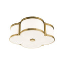 Aged Brass Chandler Flush Mount 16.75" by Hudson Valley