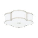 Polished Nickel Chandler Flush Mount 16.75" by Hudson Valley