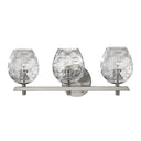 Satin Nickel Burns Bath And Vanity 19" by Hudson Valley