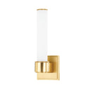 Aged Brass Mill Valley Wall Sconce 4.5" x 12.25" by Hudson Valley