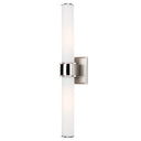 Satin Nickel Mill Valley Bath And Vanity 4.5" x 20" by Hudson Valley