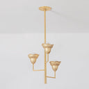 Vintage Gold Leaf Alora Pendant 20.25" by Hudson Valley, view 2