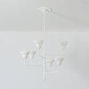 White Plaster Alora Chandelier 32" by Hudson Valley, view 2