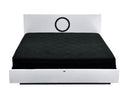Ovidius - Modern White Crocodile Lacquer Bed