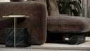 Overlap Laf Chaise Dark Taupe