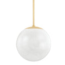Aged Brass Burlington Pendant 16" by Hudson Valley