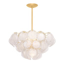 Vintage Gold Leaf Cedar Hill Chandelier 30.25" by Hudson Valley