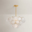 Vintage Gold Leaf Cedar Hill Chandelier 30.25" by Hudson Valley, view 6