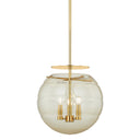 Aged Brass Gill Pendant 15" by Hudson Valley