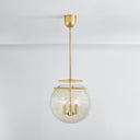 Aged Brass Gill Pendant 15" by Hudson Valley, view 2
