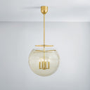 Aged Brass Gill Pendant 19.5" by Hudson Valley, view 3