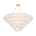 Vintage Gold Leaf Cedar Hill Chandelier 47.25" by Hudson Valley