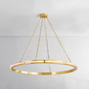 Aged Brass Wingate Chandelier 48" by Hudson Valley, view 3