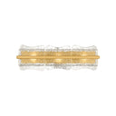 Aged Brass Fosterdale Wall Sconce 8.25" x 27.5" by Hudson Valley