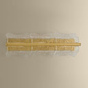 Aged Brass Fosterdale Wall Sconce 8.25" x 27.5" by Hudson Valley, view 4