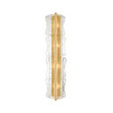 Aged Brass Fosterdale Wall Sconce 8.25" x 36.25" by Hudson Valley