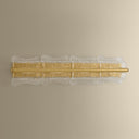 Aged Brass Fosterdale Wall Sconce 8.25" x 36.25" by Hudson Valley, view 5