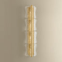 Aged Brass Fosterdale Wall Sconce 8.25" x 36.25" by Hudson Valley, view 2