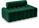 Melody 58" Velvet Upholstered Loveseat - Green