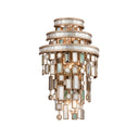 Champagne Leaf Dolcetti Chandelier 18" by Corbett Lighting, view 4