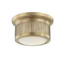 Aged Brass Bangor Flush Mount 6" by Hudson Valley