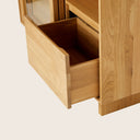 Oak Wave Storage Cabinet
