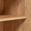 Oak Wave Storage Cabinet
