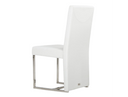Misha - Modern White Leatherette Dining Chair