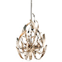 Silver Leaf Graffiti Chandelier 34" by Corbett Lighting, view 8