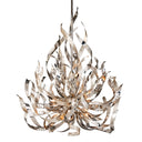 Silver Leaf Graffiti Chandelier 34" by Corbett Lighting