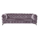 Delilah Modern Grey Fabric Sofa