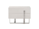 Voco Modern White Bedroom Nightstand