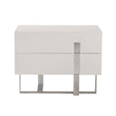 Voco Modern White Bedroom Nightstand