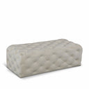 Casey Velvet Upholstered Bench - Cream