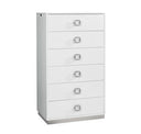 Ovidius + Victoria - Modern White Crocodile Lacquer Bedroom Set
