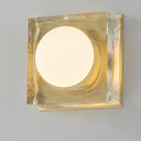 Aged Brass Mackay Wall Sconce 7.75" x 7.75" by Hudson Valley, view 2
