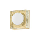 Aged Brass Mackay Wall Sconce 7.75" x 7.75" by Hudson Valley