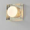 Polished Nickel Mackay Wall Sconce 7.75" x 7.75" by Hudson Valley, view 3