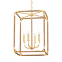 Gold Leaf Laurenceston Lantern 18.25" by Hudson Valley